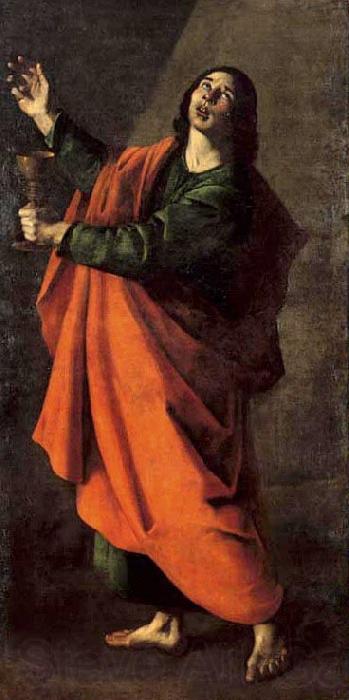 Francisco de Zurbaran Joao Evangelista Norge oil painting art